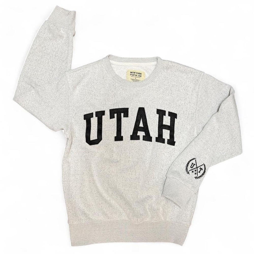 New York Popular UTAH Crewneck Sweatshirt